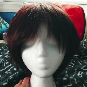 Dark Brown Short Wig Cosplay